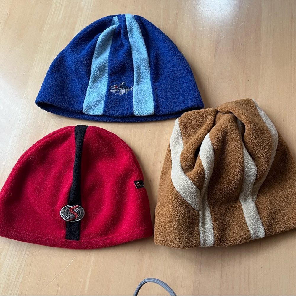 Set of 3 boys winter hats / unisex hats